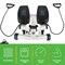 Wakeman Stair Stepper-Portable Climber Machine with LCD Monitor & Resistance Bands by Wakeman White/Gray 80-5217 - alternate 2